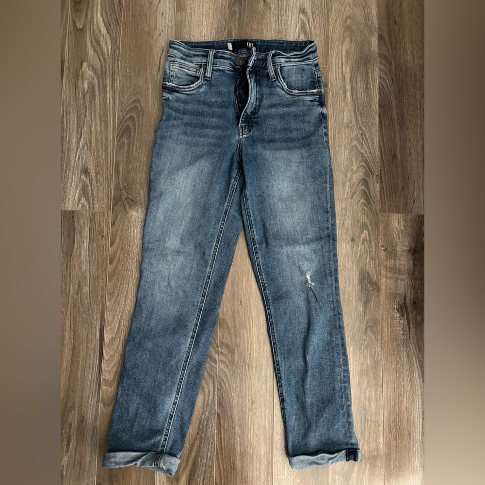 Kut from the Kloth Dark Blue Denim Jeans
